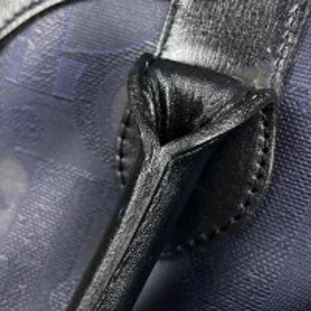 Christian Dior Boston bag handbag canvas Navy Blue - Picture 3 of 7